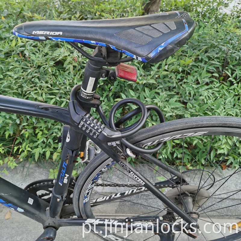 Hot Selling 4 Digits Cycle Cable Locker para bicicleta de bicicleta motor